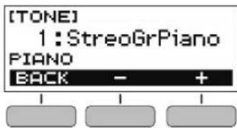 CASIO Casiotone LKS250 - Écran de réglage - 1