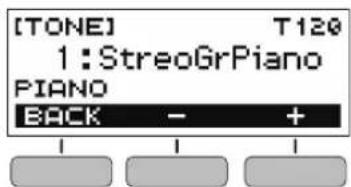 CASIO Casiotone LKS250 - Tournez le cadran pour sélectionner une sonorité. - 1