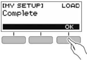 CASIO Casiotone LKS250 - Rappel à partir de MY SETUP - 2