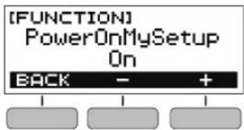 CASIO Casiotone LKS250 - Activation de MY SETUP power on - 2