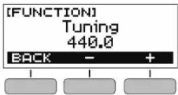CASIO Casiotone LKS250 - Tournez le cadran pour accorder finement la hauteur. - 1