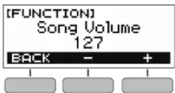 CASIO Casiotone LKS250 - Réglage du niveau sonore de la chanson - 2