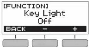 CASIO Casiotone LKS250 - Tournez le cadran vers la gauche pour sélectionner « off - 1