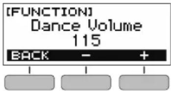 CASIO Casiotone CTS300 - Tournez le cadran pour ajuster le niveau de volume de musique de danse. - 1