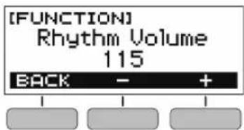 CASIO Casiotone CTS300 - Tournez le cadran pour ajuster le niveau du rythme. - 1