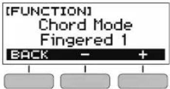 CASIO Casiotone CTS300 - Tournez le cadran pour sélectionner le mode de doigté d'accords. - 1