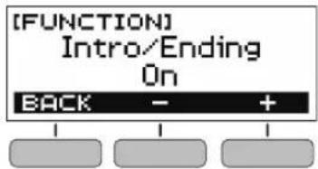 CASIO Casiotone CTS200 - ■Configuration des réglages de l'écran [FUNCTION] - 2