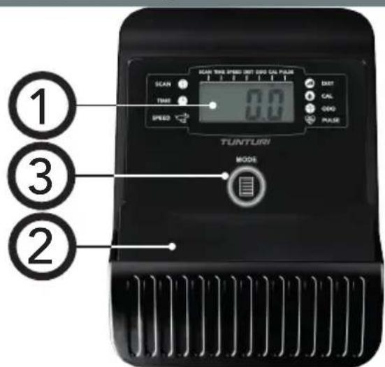 TUNTURI FitCycle 20 - Console (fig F) - 1
