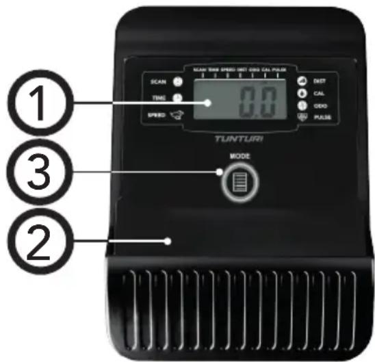 TUNTURI FitCycle 20 - Console (fig F) - 1