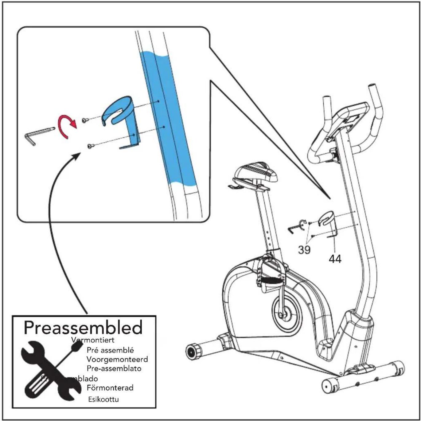 TUNTURI FitCycle 90i Pro - D-8 - 1