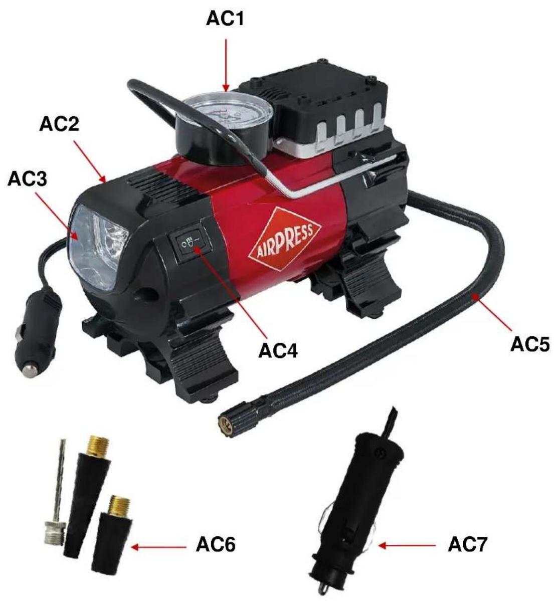 Airpress LMO 4170 Silent - Avertissement - 1