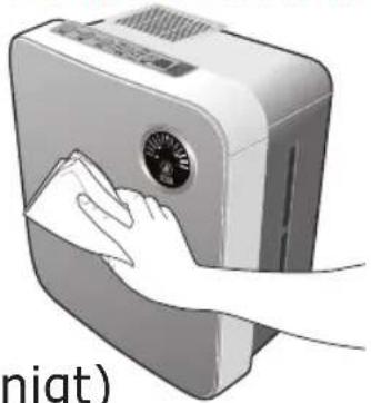 Clean Air Optima CA807 - Aussenseite des Gerätes (falls verschmutzt) - 1