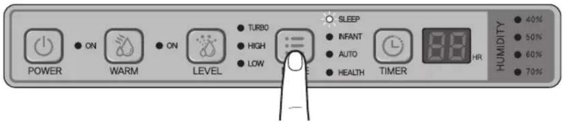 Clean Air Optima CA807 - mode sleep - 1