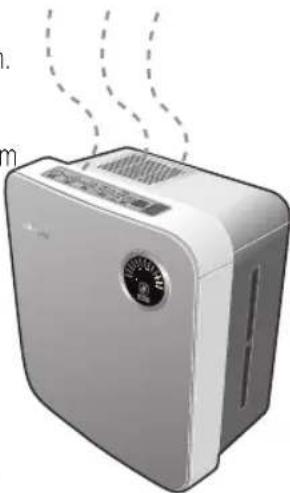 Clean Air Optima CA807 - ● Depending on the temperature or humidity, humidity can be changed. - 1