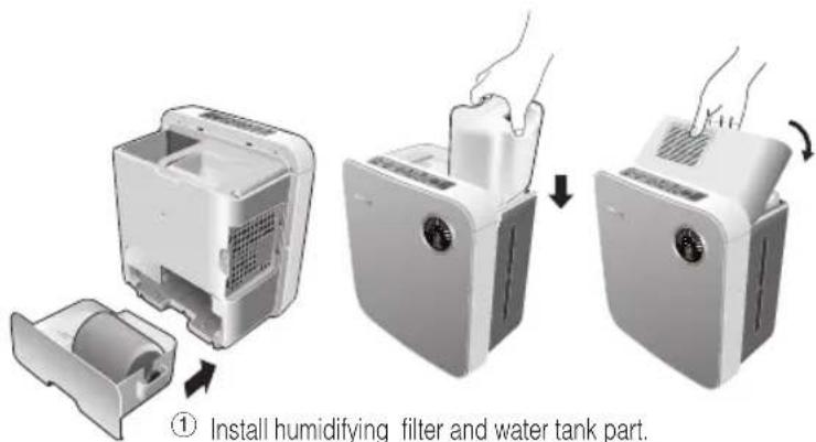 Clean Air Optima CA807 - [How to clean up humidifying filter] - 2