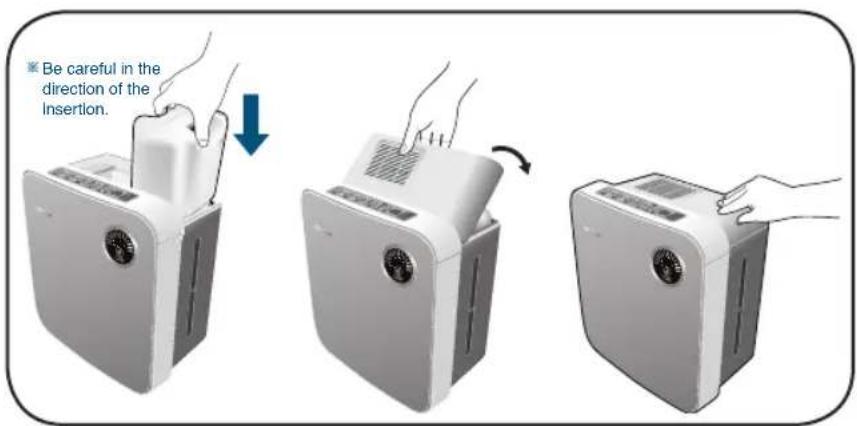 Clean Air Optima CA807 - How to supply water - 4