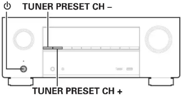 DENON AVRX2600H - Réinitialisation des réglages d'usine - 1