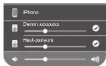 DENON AVRX2600H - Appuyez sur les apparciels/enceintes que vous souhaitez utiliser. - 1