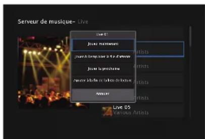 DENON AVRX2600H - Lecture de fichiers stockés sur un ordinateur ou un stockage NAS - 3