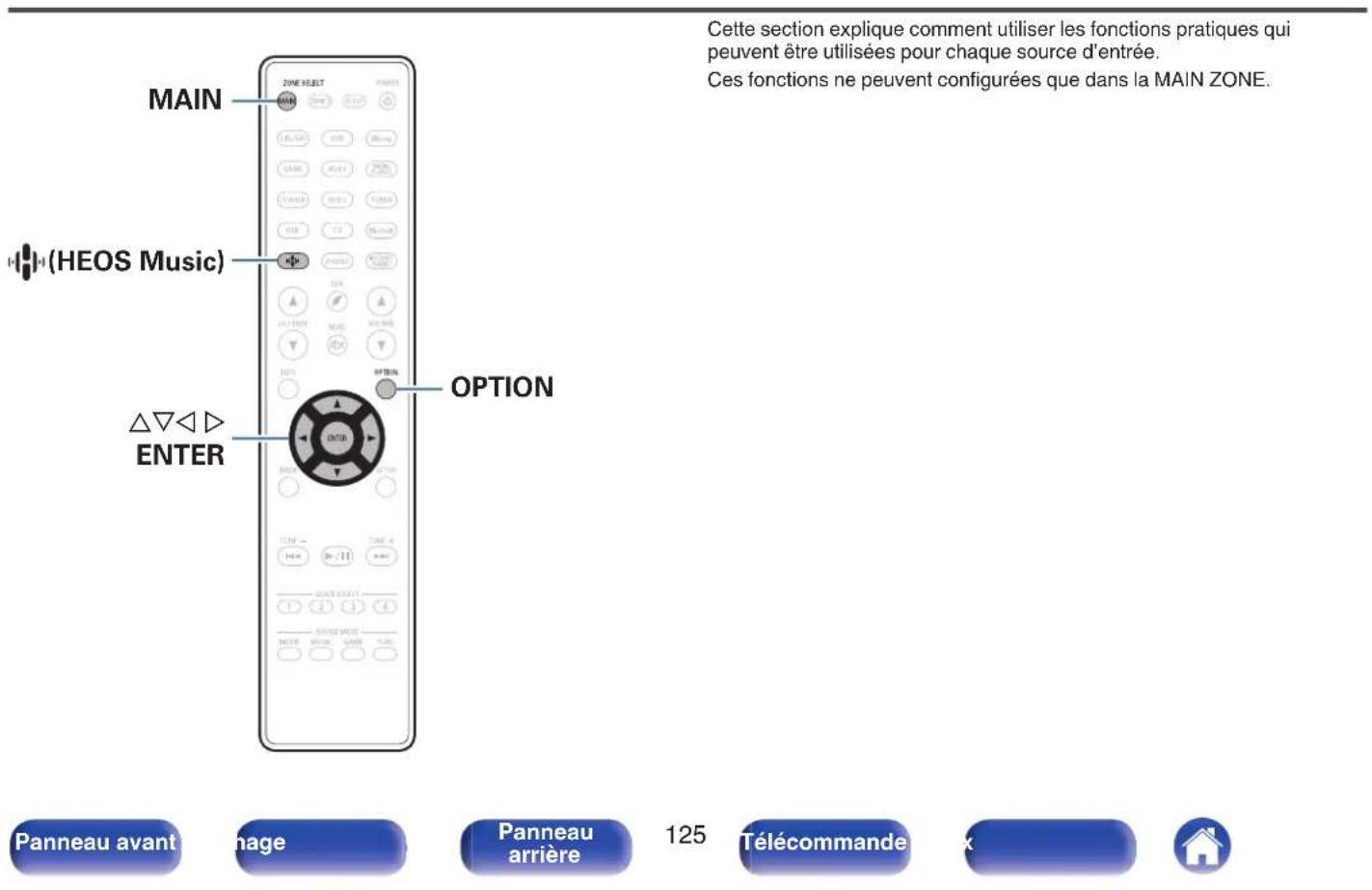 DENON AVRX2600H - Fonctions pratiques - 1