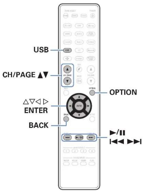 DENON AVRX2600H - Lecture du contenu d'un dispositif mémoire USB - 1