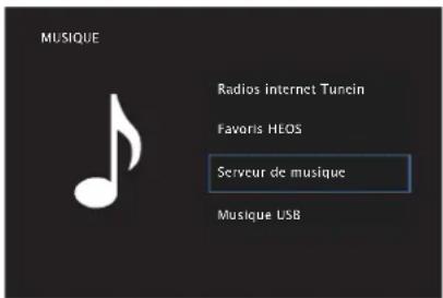 DENON AVRX2600H - Lecture de fichiers stockés sur un ordinateur ou un stockage NAS - 1