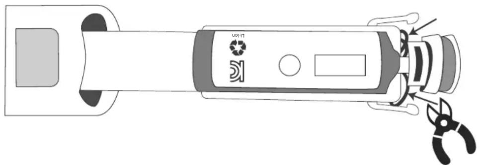 SILKN ToothWave H700I - Verwijdersen van batterij - 2