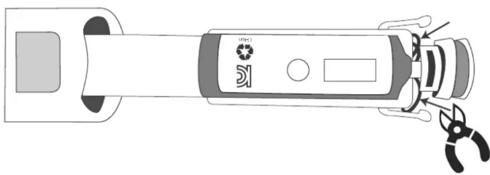 SILKN ToothWave H700I - Den Innenteil entfernen: - 2