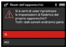 BEURER EM 95 Bluetooth - Reset dell'apparecchio - 1