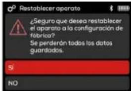 BEURER EM 95 Bluetooth - Restablecer el aparato - 1