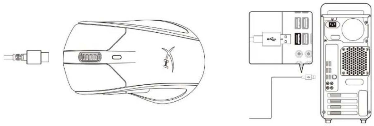 HYPERX Pulsefire Dart - 取付方法 - 2