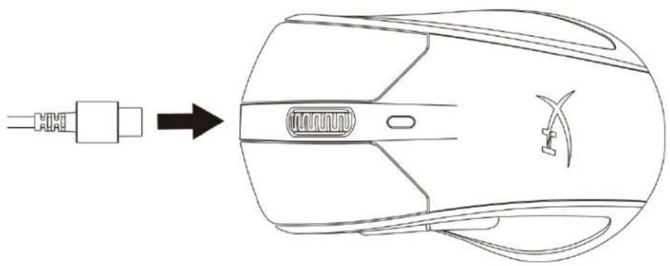 HYPERX Pulsefire Dart - 正在充电 - 2