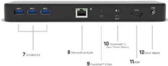 i-TEC Thunderbolt 3 - Zadná strana: - 1