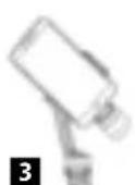 ROLLEI Profi Smartphone Gimbal - Ausrichten des Smartphones - 4