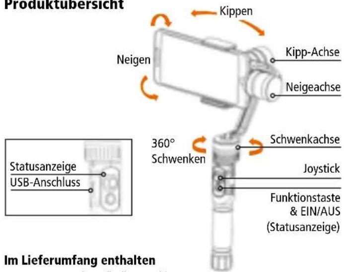 ROLLEI Profi Smartphone Gimbal - Produktübersicht - 1