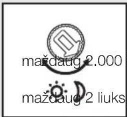 STEINEL L810 - Prieblandos lygio nustatymas (suveikimo slenkstis) (tik S) - 1