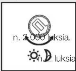STEINEL L810 - Hämäryystason asetus (kytkeytymiskynnys) (vain S) - 1