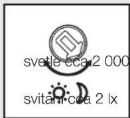 STEINEL L810 - Nastavenie stmievania/svitania (prah citlivosti) (iba S) - 1
