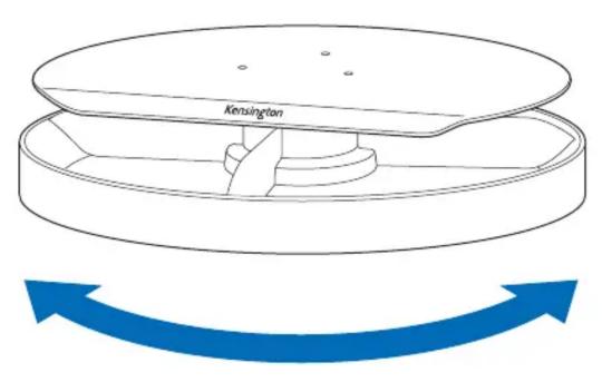 KENSINGTON Smartfit Spin2 - SmartFit® Spin2™ Monitor Stand - 12