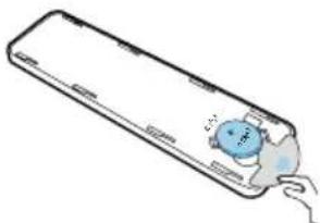 Krüger&Matz KM8007 - Installation des PILES - 3