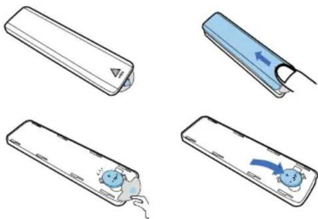 Krüger&Matz KM8007 - Einlagen der Batterien - 1