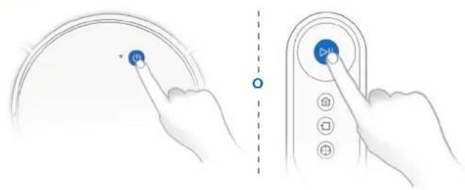 ECOVACS Deebot 500 - Pausa, reactivación, apagado - 1