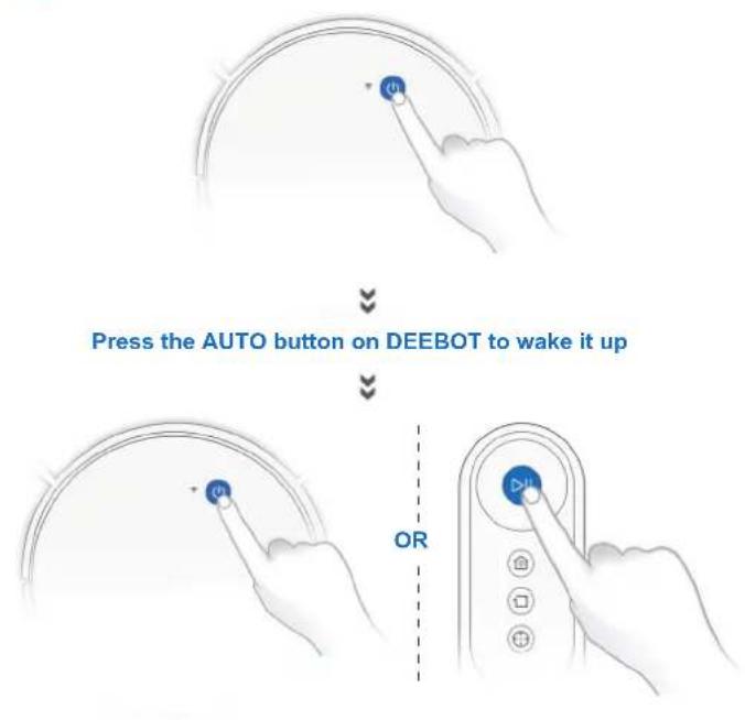 ECOVACS Deebot 500 - Pause, Wake Up, Power Off - 3