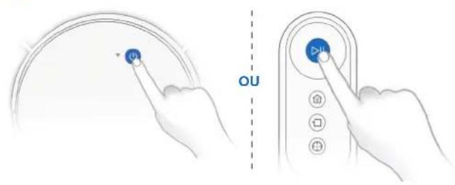 ECOVACS Deebot 500 - Mise en pause, réactivation et mise hors tension - 1