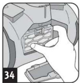 DIRT DEVIL Rebel 24 HE - Cleaning / changing the exhaust filter - 4