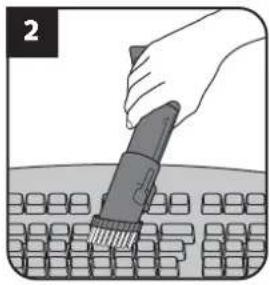 DIRT DEVIL Rebel 24 HE - Assemble appliance and adjust nozzles to surface - 2