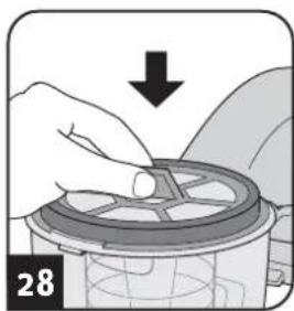 DIRT DEVIL Rebel 24 HE - Toz haznesini boşaltma ve motor koruma filtrelerini temizleme - 13