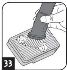 DIRT DEVIL Rebel 24 HE - Uitblaasfilter reinigen/ervangen - 3