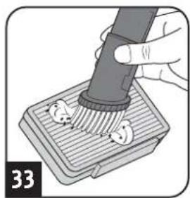 DIRT DEVIL Rebel 24 HE - Cleaning / changing the exhaust filter - 3