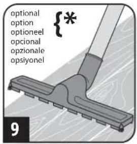 DIRT DEVIL Rebel 24 HE - Assemble appliance and adjust nozzles to surface - 9
